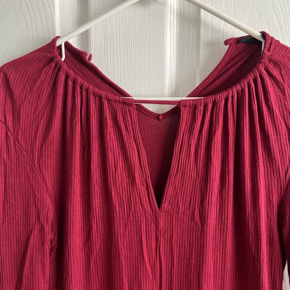 Red Longsleeve Dress